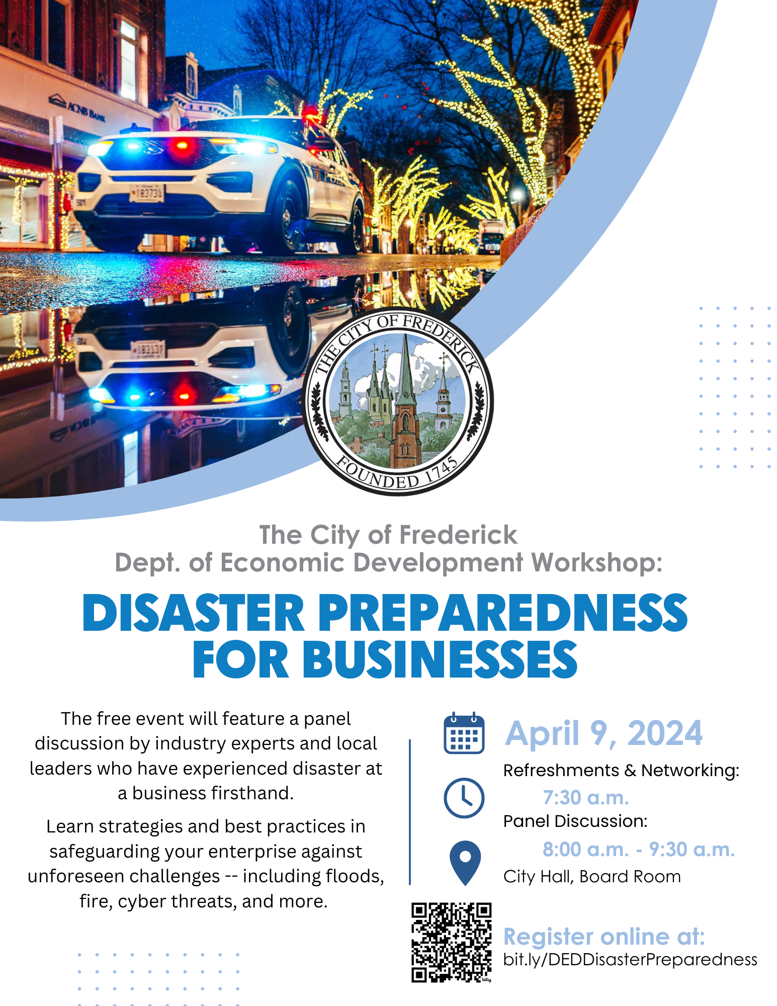 Disaster Preparedness for Businesses Workshop 